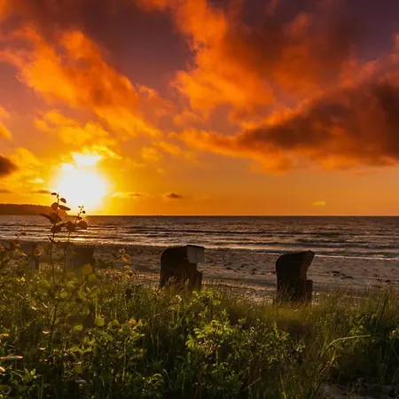 Ferienwohnanlage Odins Blick - 17 - Direkt Am Privatstrand, Mit Sauna, Garten Lobbe